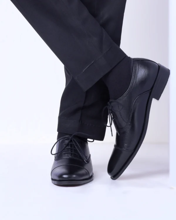 Captoe Oxford Black Shoe
